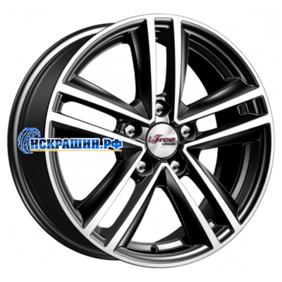 iFree 6,5x16/5x114,3 ET45 D60,1 Катар (КС885) Блэк Джек