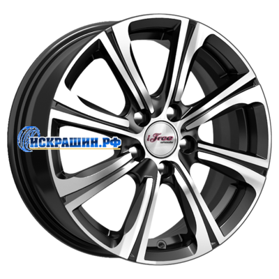 iFree 6x15/4x100 ET46 D54,1 Апероль (КС862) Блэк Джек