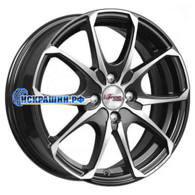 iFree 6x16/4x100 ET45 D54,1 Такеши (КС877) Блэк Джек