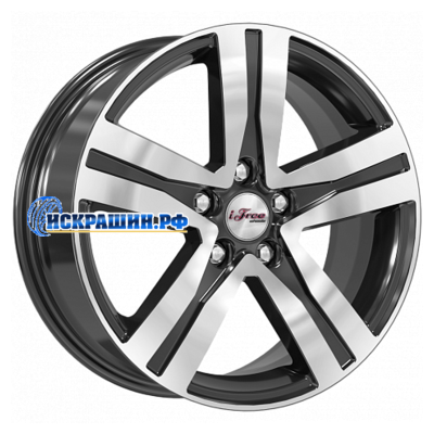 iFree 7x17/5x114,3 ET45 D66,1 Rebel (КС913) Блэк Джек