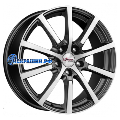 iFree 7x17/5x114,3 ET50 D67,1 Big Byz (КС680) Блэк Джек