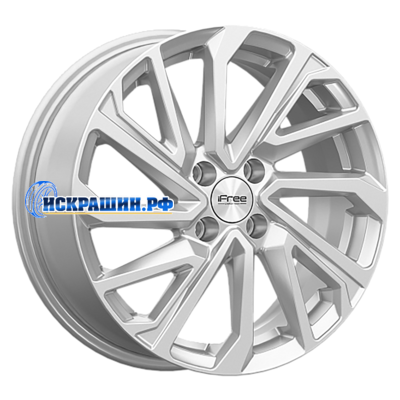 iFree Original 6,5x16/4x100 ET37 D60,1 Неом (Sandero Stepway) (КС1172) Сильвер