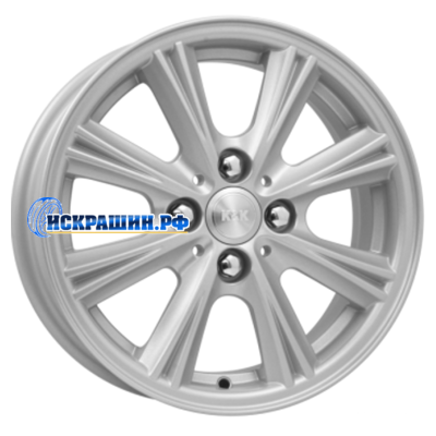 K&K 5,5x14/4x98 ET35 D58,5 Аттика (КС561) Сильвер