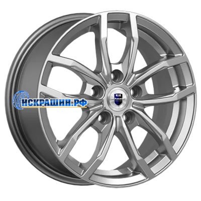 K&K 6,5x15/5x100 ET38 D57,1 Фрост (КС1048) Дарк платинум