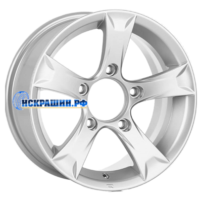 K&K 6,5x15/5x139,7 ET30 D98 Триал (КС621) Сильвер