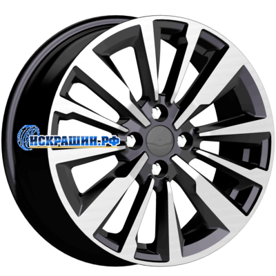 K&K 6,5x16/4x100 ET49 D54,1 Эрман (КС997) Алмаз черный