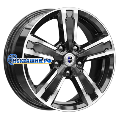 K&K 6,5x16/5x100 ET38 D57,1 Оклахома (КС998) Алмаз черный