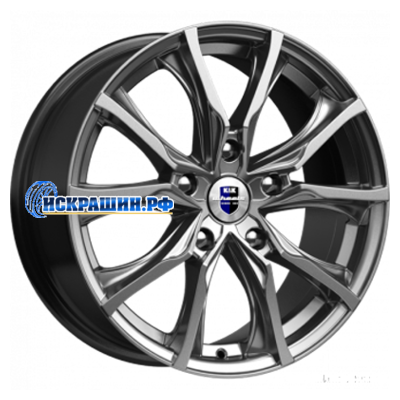 K&K 7,5x17/5x114,3 ET50 D67,1 Твист (КС697) Дарк платинум