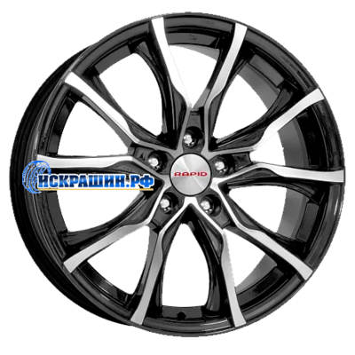 K&K 7,5x17/5x115 ET44 D70,2 Твист (КС697М) Алмаз черный