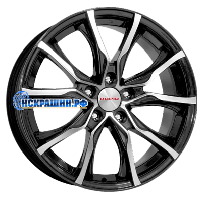 K&K 7,5x17/5x120 ET34 D72,6 Твист-оригинал (КС697М) Алмаз черный