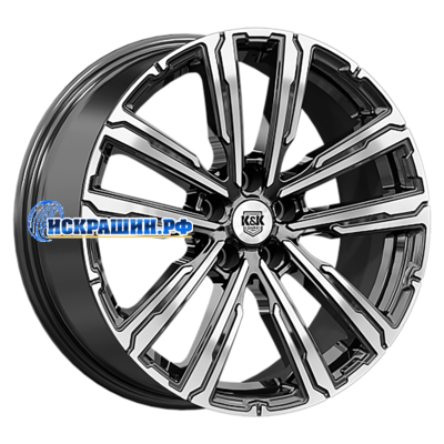 K&K 7,5x18/5x114,3 ET45 D67,1 Аламер (КС1216) Алмаз черный