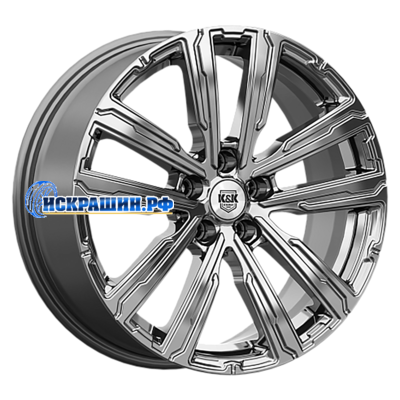 K&K 7,5x18/5x114,3 ET45 D67,1 Аламер (КС1216) Дарк платинум