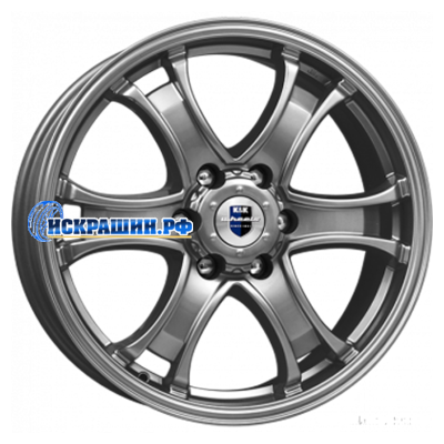 K&K 7,5x18/6x139,7 ET25 D106,1 Балеар-оригинал (КС727) Дарк платинум