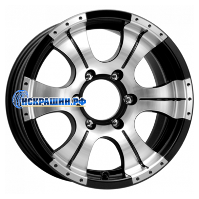 K&K 7x15/6x139,7 ET20 D108,5 Байконур (КС473) Алмаз черный