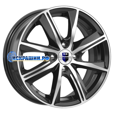 K&K 7x16/5x114,3 ET38 D67,1 Арнар (КС904) Алмаз черный