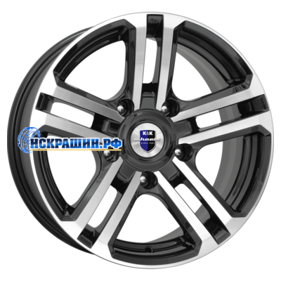 K&K 7x16/5x139,7 ET5 D110,1 Палладика (КС591М) Алмаз черный