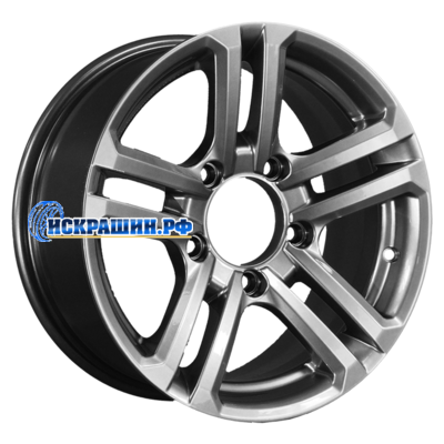 K&K 7x16/5x139,7 ET5 D98 Палладика (КС591М) Дарк платинум