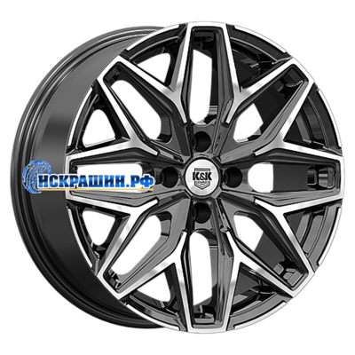 K&K 7x17/5x108 ET33 D60,1 Ариус (КС1187) Алмаз черный