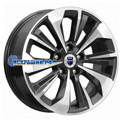 K&K 7x17/5x108 ET40 D65,1 Авиор (КС936) Алмаз черный