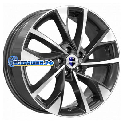 K&K 7x17/5x110 ET38 D65,1 Роквуд (КС900) Алмаз черный