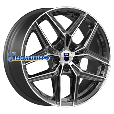 K&K 7x17/5x112 ET40 D66,6 Юнион (КС1025) Алмаз черный