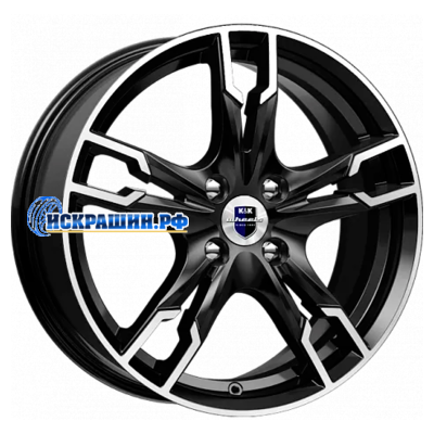 K&K 7x17/5x114,3 ET40 D66,1 Солар (КС875) Алмаз черный SK