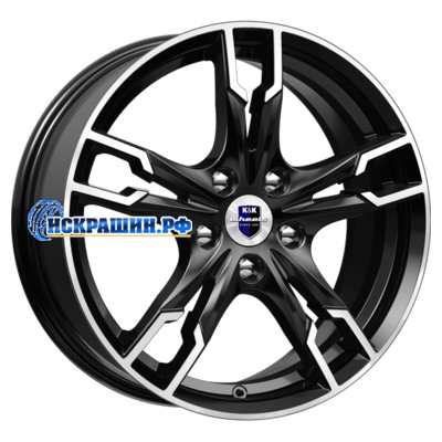 K&K 7x17/5x114,3 ET45 D66,1 Солар-оригинал (КС875) Алмаз черный SK