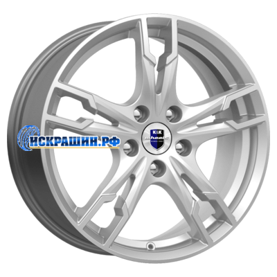 K&K 7x17/5x114,3 ET48,5 D67,1 Солар-оригинал (КС875) Сильвер SK