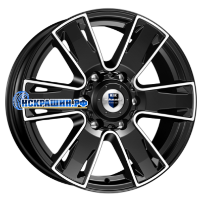 K&K 7x17/6x139,7 ET38 D67,1 Севенна (КС726) Алмаз черный