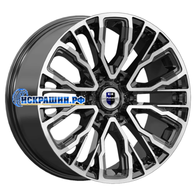 K&K 8,5x19/6x139,7 ET25 D106,1 Кортес (КС1102) Алмаз черный
