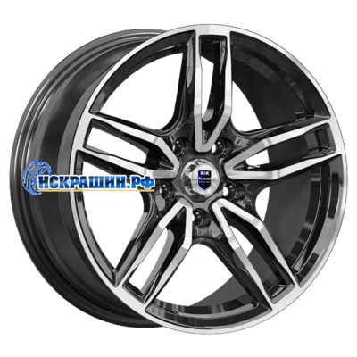K&K 8x17/5x120 ET34 D72,6 Бартон (КС1110) Алмаз черный