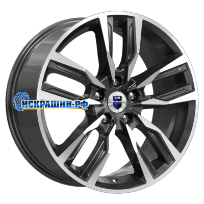 K&K 8x18/5x120 ET30 D72,6 Борэй (КС901) Алмаз черный