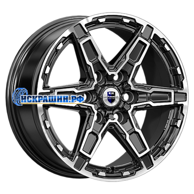K&K 8x18/6x114,3 ET46 D67,1 Дистрикт (КС1159) Алмаз черный
