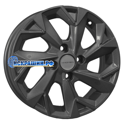 Khomen Wheels 5,5x14/4x98 ET35 D58,5 KHW1402 Gray