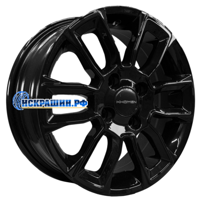 Khomen Wheels 5,5x14/4x98 ET35 D58,5 KHW1406 (Lada Granta) Black
