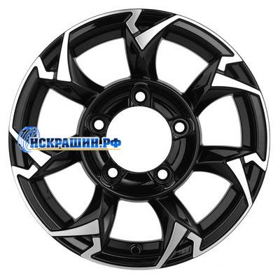 Khomen Wheels 5,5x15/5x139,7 ET5 D98,5 KHW1505 (Lada NIVA 4x4) Black-FP