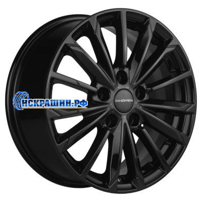 Khomen Wheels 6,5x16/5x108 ET45 D60,1 KHW1611 (Chery Tiggo 3/Tiggo 3 Pro) Black