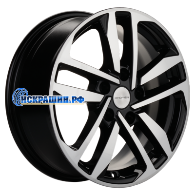 Khomen Wheels 6,5x16/5x108 ET50 D63,35 KHW1612 (Focus) Black-FP