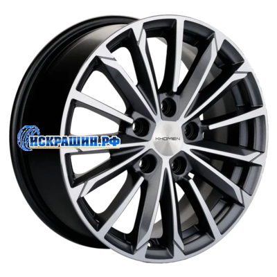 Khomen Wheels 6,5x16/5x112 ET46 D57,1 KHW1611 (Octavia A7) Gray-FP
