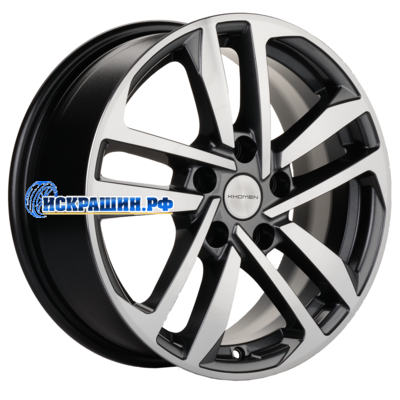Khomen Wheels 6,5x16/5x112 ET46 D57,1 KHW1612 (Octavia A7) Gray-FP