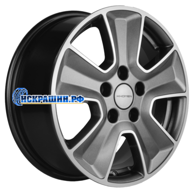 Khomen Wheels 6,5x16/5x114,3 ET43 D67,1 KHW1601 (Huyndai/Kia) Gray-FP