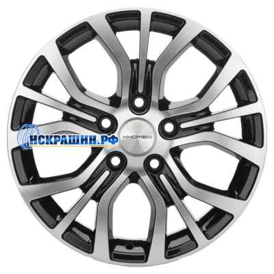 Khomen Wheels 6,5x16/5x114,3 ET45 D67,1 KHW1608 (Huyndai/Mazda) Black-FP