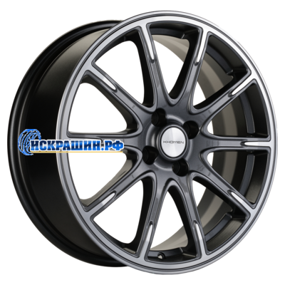 Khomen Wheels 6,5x17/4x100 ET50 D60,1 KHW1707 (Lada Vesta) Gray-FP