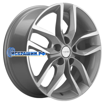 Khomen Wheels 6,5x17/5x108 ET33 D60,1 KHW1708 (Chery Tiggo 7pro) F-Silver-FP