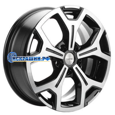 Khomen Wheels 6,5x17/5x114,3 ET37 D66,5 KHW1710 (Jolion) Black-FP