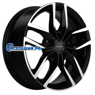 Khomen Wheels 6,5x17/5x114,3 ET45 D54,1 KHW1708 (Geely Coolray) Black-FP
