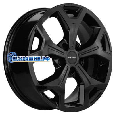Khomen Wheels 6,5x17/5x114,3 ET45 D54,1 KHW1710 (Coolray) Black