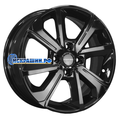 Khomen Wheels 6x15/4x100 ET40 D60,1 KHW1501 (Logan/Sandero/Xray) Black