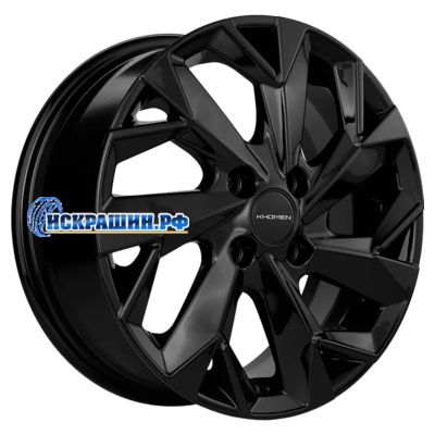 Khomen Wheels 6x15/4x100 ET40 D60,1 KHW1508 (XRay) Black