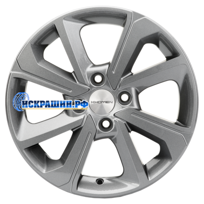 Khomen Wheels 6x15/4x100 ET46 D54,1 KHW1501 (Rio/Solaris) Gray